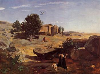 讓 巴蒂斯特 卡米耶 柯羅 Hagar in the Wilderness 讓 巴蒂斯特 卡米耶 柯羅 Hagar in the Wilderness